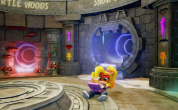 Coco Bandicoot sitzend